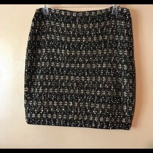 St John Couture lovely design black gold skirt 14